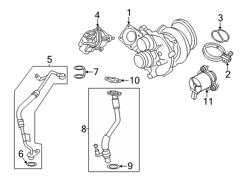 2023 BMW XM Turbocharger Diagram 3
