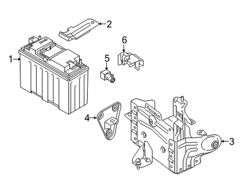 2021 BMW X5 WIRING HARNESS EMARS UNDERFL Diagram for 61125A40FF9