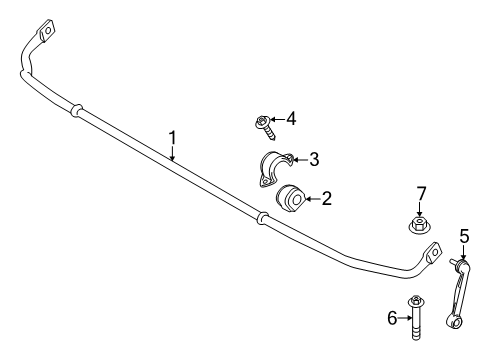 2025 BMW X3 REAR SWING SUPPORT Diagram for 33505A3B6E0