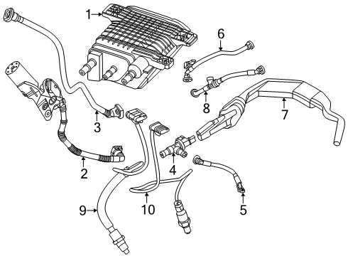 2025 BMW X3 BREATHER LINE Diagram for 16135A37BC7