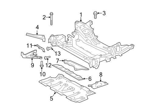 2024 BMW 330e xDrive Hexagon Screw With Flange Diagram for 07129909880