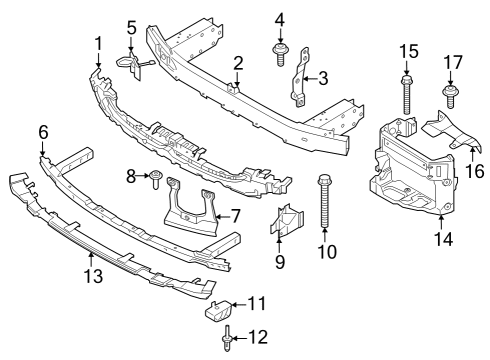 2024 BMW 740i ADAPTOR LEFT Diagram for 51119463973