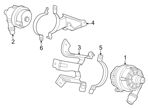 2025 BMW M3 BRACKET FOR AUXILIARY WATER Diagram for 11518089163