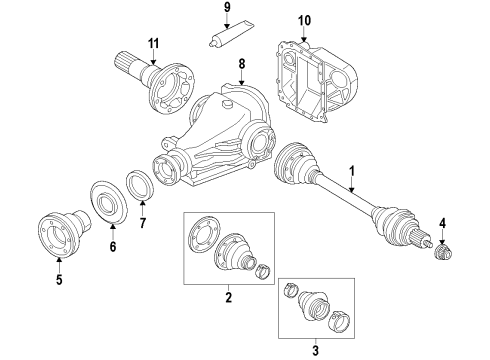 2023 BMW M2 Drive Shaft Diagram for 26108834586