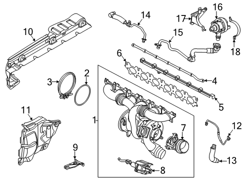 2023 BMW Z4 O-Ring Diagram for 11619489696