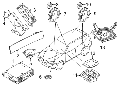 2023 BMW XM Navigation System Diagram 2
