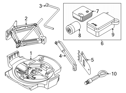 2025 BMW X3 BAG BMW MOBILITY SYSTEM Diagram for 71106898016