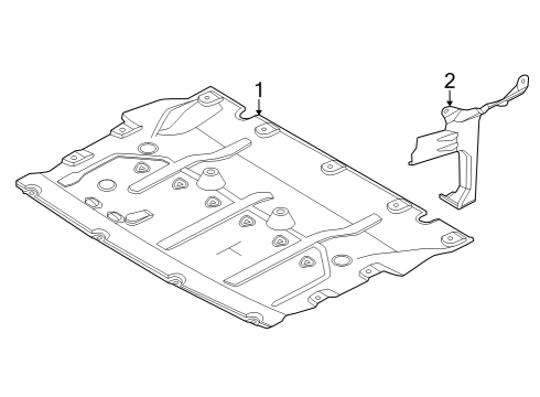 2025 BMW i4 UNDERHOOD SHIELD Diagram for 51759477054