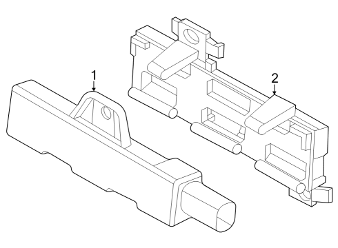 2022 BMW 430i Gran Coupe RADIO REMOTE CONTROL M SPORT Diagram for 66125A473F4