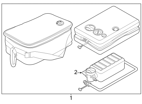 2024 BMW iX TIRE INFLATING BOTTLE Diagram for 71105A12A27