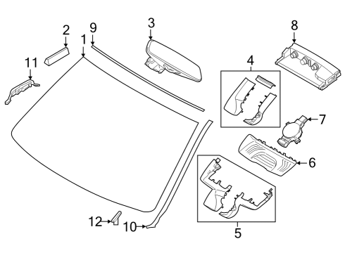 2023 BMW i4 Kafas Camera Diagram for 66515A7F035