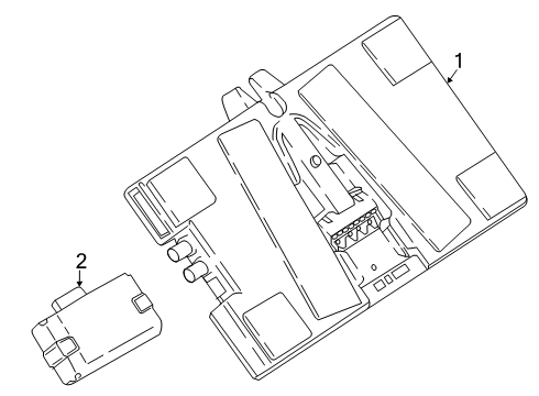 2025 BMW 550e xDrive Electrical Components Diagram 4