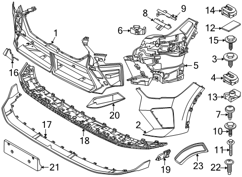 2024 BMW X2 SIDE MARKER REFLECTOR RIGHT Diagram for 63255A35E66