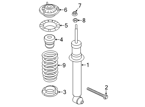 Rear Coil Spring Diagram for 33536794654
