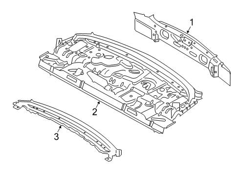 2021 BMW 230i xDrive TAIL TRIM Diagram for 41345A54753