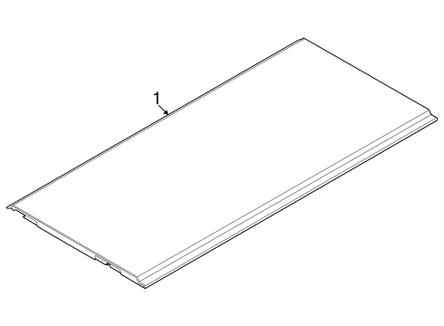 2022 BMW iX PARCEL SHELF, FRONT Diagram for 51476926674