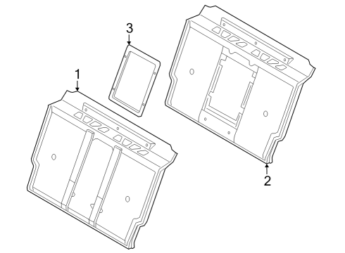 2024 BMW 760i xDrive TRIM PANEL PARTITION PANEL Diagram for 51475A2F380