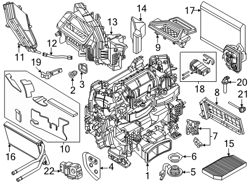 2024 BMW i5 Air Conditioner Diagram 2