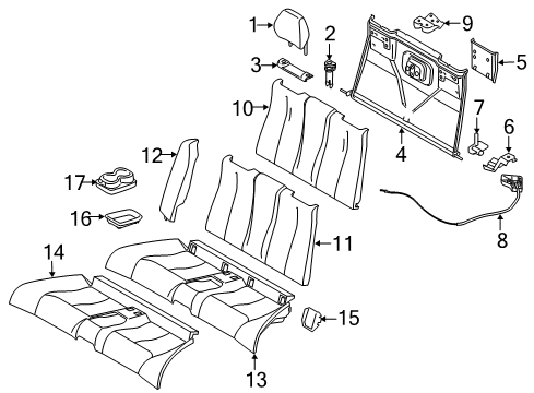2021 BMW 230i Covering Right Diagram for 52207326088