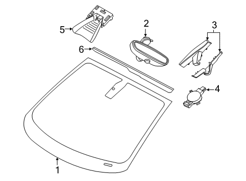 2021 BMW i3s Kafas Camera Diagram for 66519458740