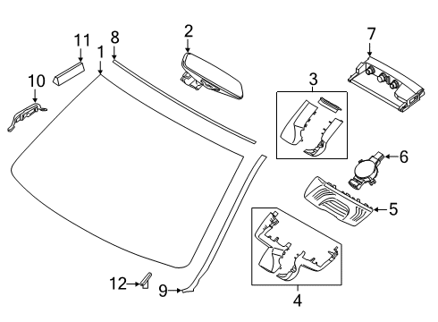 2024 BMW 330e xDrive Kafas Camera Diagram for 66515A997A8