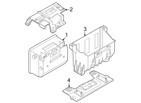 2023 BMW i7 LID HOLDER SUPERCAP Diagram for 61219433961