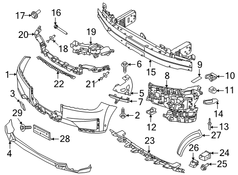 2022 BMW iX SIDE MARKER LIGHT, FRONT, RI Diagram for 63147953716