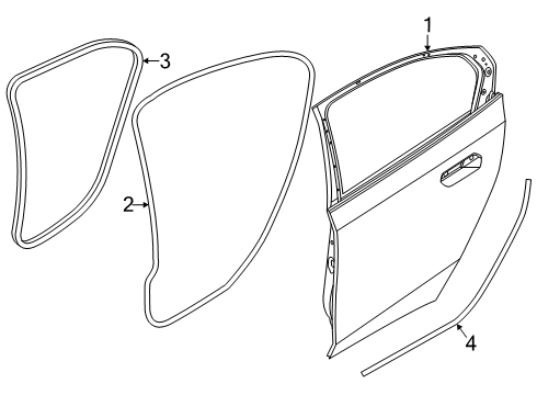 2025 BMW i5 Door & Components Diagram 2