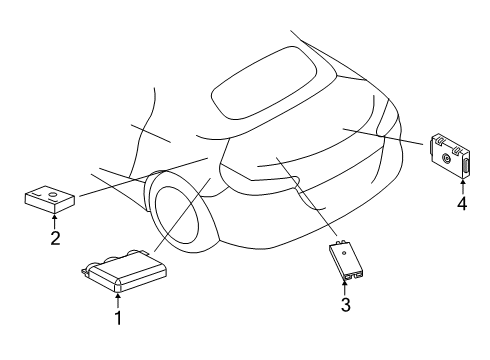 2022 BMW Z4 Antenna Amplifier Diagram for 65206838597