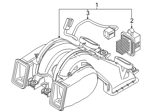 2025 BMW i5 Blower Motor & Fan Diagram 2