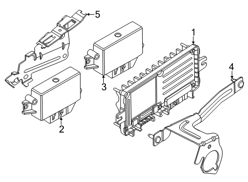2025 BMW i5 Electrical Components Diagram 2