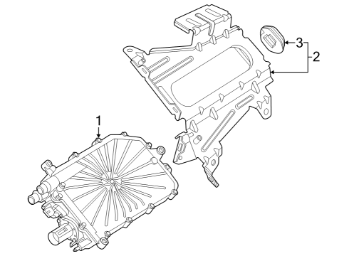 2025 BMW i4 HOLDER ELECTRIC AUXILIARY HE Diagram for 11517926111