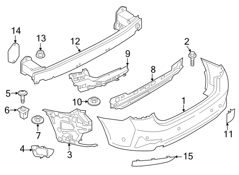 2025 BMW 330i xDrive ABSORBER FUNNEL RIGHT Diagram for 51125A1BF96