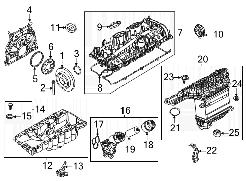 2023 BMW M2 Basic Control Unit DME Diagram for 12145B32775