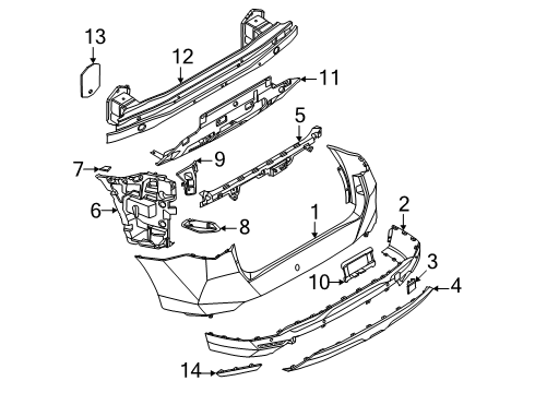 2025 BMW X3 REFLECTOR RIGHT Diagram for 63145A0F026