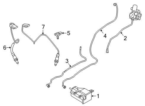 2024 BMW X5 LAMBDA MONITOR SENSOR Diagram for 11789452688
