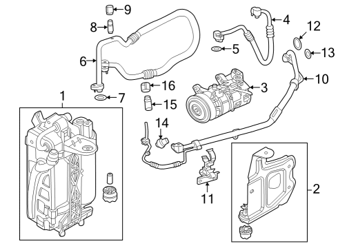 2025 BMW M440i Gran Coupe Pressure Hose Assembly Diagram for 64535A43276