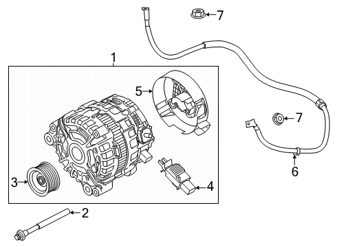 2022 BMW Z4 Alternator Diagram 2