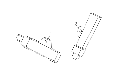 2021 BMW i3s Radio Remote Control Diagram for 66125A407A3