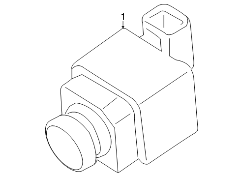 2025 BMW XM Electrical Components - Front Bumper Diagram 4