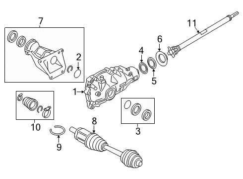 2025 BMW XM Front Suspension & Components Diagram 3