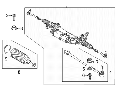 2024 BMW 530i xDrive BALL JOINT, RIGHT Diagram for 32105A71040