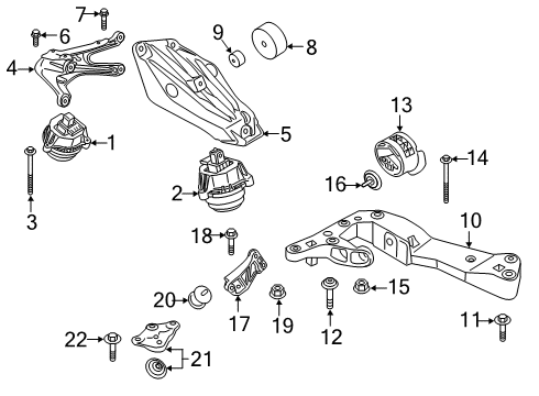 2024 BMW X7 Shaft Seal Diagram for 24215A86130