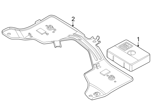 2025 BMW i4 ANTENNENBOX Diagram for 65208705921
