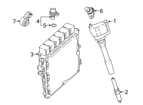 2024 BMW X5 RP CONTROL UNIT ENGINE ELECT Diagram for 12145A6BF48