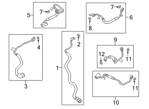 2024 BMW M850i xDrive COOLANT LINE, TURBOCHARGER R Diagram for 11538841581