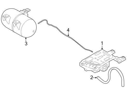 2022 BMW iX VENT TUBING Diagram for 37106890641