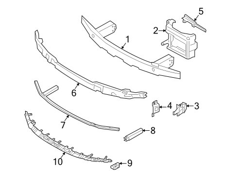 2025 BMW i4 Shock Absorber Front Diagram for 51118738911