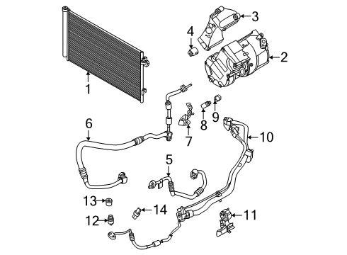 2025 BMW M5 HALTEKONSOLE Diagram for 64559846089