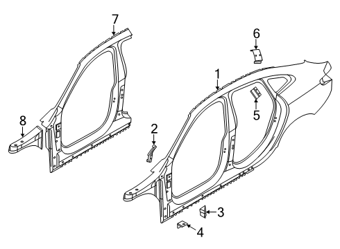 2025 BMW 228 xDrive Gran Coupe Uniside Diagram 3